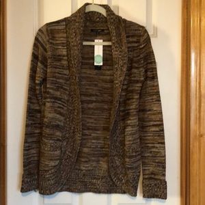 Papermoon Jerrard Heathered Open Front Cardigan